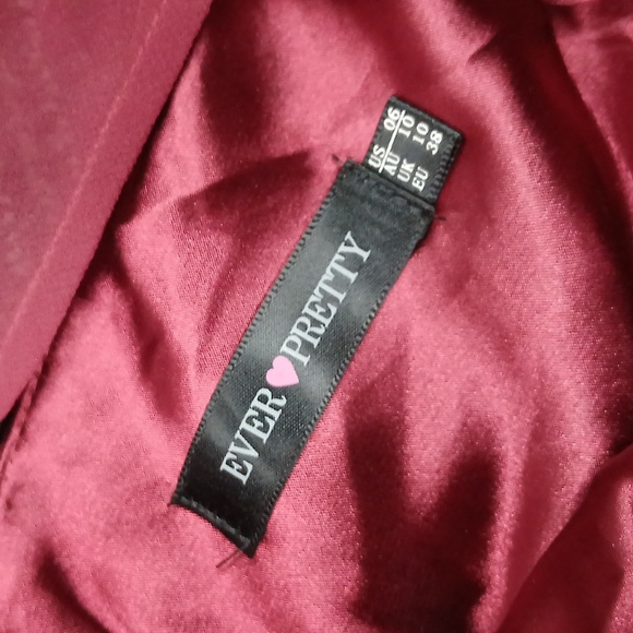 NWT Bridesmaid dress Burgandy Every Pretty Size 6 - Picture 7 of 7